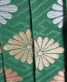 七五三の袴のみ[5歳男の子用]緑色　3色の花菱 No.310